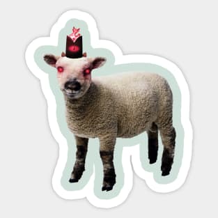 Real Cult of the Lamb Lamb Sticker